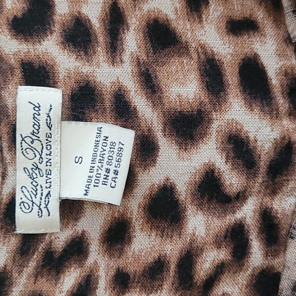 Lucky Brand Leopard Print Sleeveless Dress - Picture 3 of 5